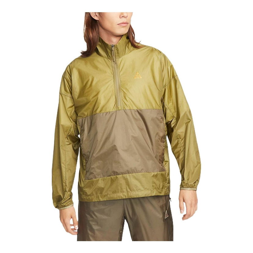 Vetrovka Nike ACG ACG Cinder Cone Half-Zip Jacket Zelena | DN3954-378