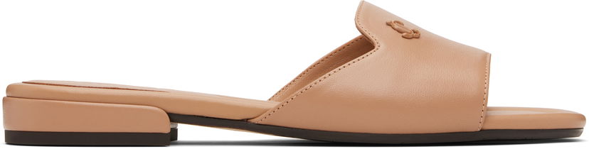 Superge in čevlji Jimmy Choo Jimmy Choo Dina Flat Sandals Bež | DINA FLAT