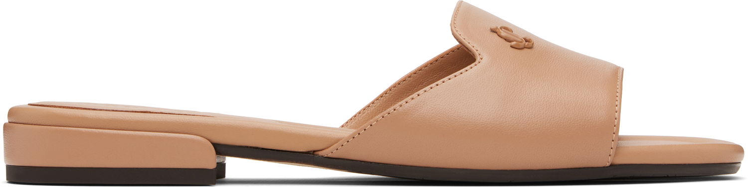 Superge in čevlji Jimmy Choo Jimmy Choo Dina Flat Sandals Bež | DINA FLAT, 0