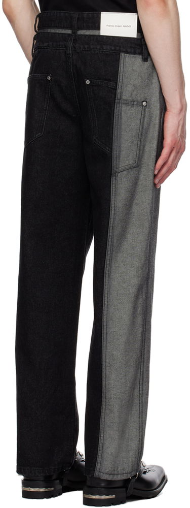 Kavbojke Feng Chen Wang Feng Chen Wang Inside Out Jeans Črna | FUF16TR01, 2