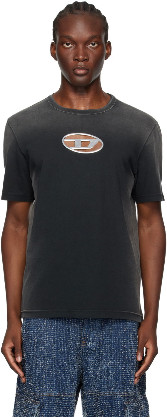 Majica Diesel Black T-Shirt With Logo Črna | A15585-0CHBI-9XXA