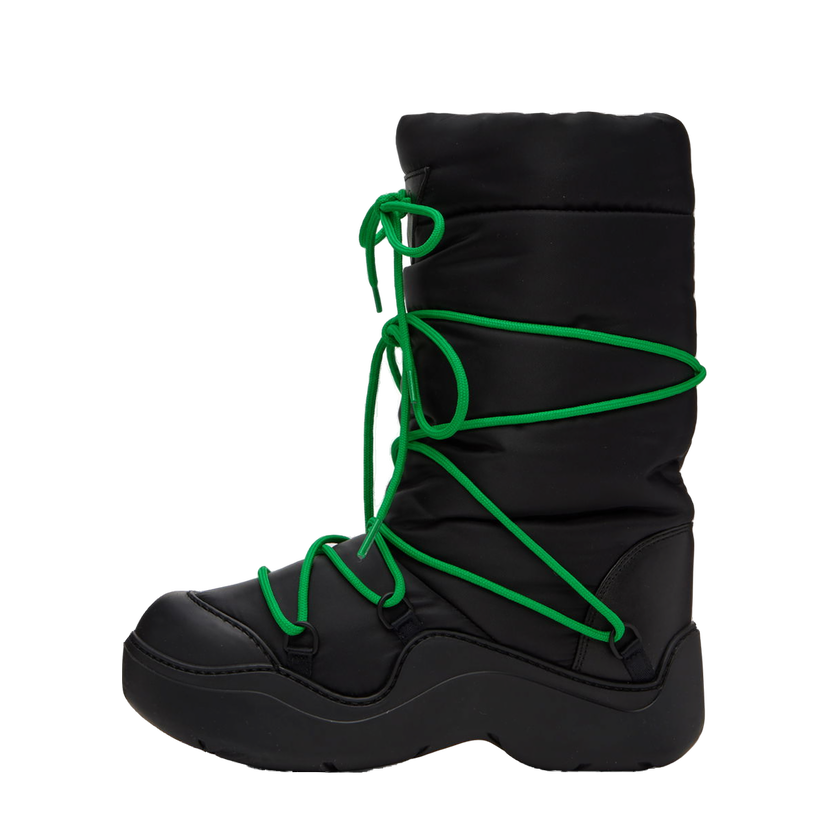 Superge in čevlji Bottega Veneta Puddle Bomber Boots "Black" Črna | 729891 VBSD7
