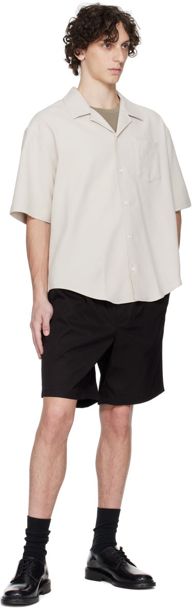 Kratke hlače AMI AMI Paris Twill Shorts Črna | HSO304.PA0007, 3