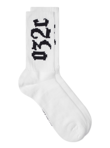 Nogavice 032C Cry Logo Sock Bela | SS23-A-1012