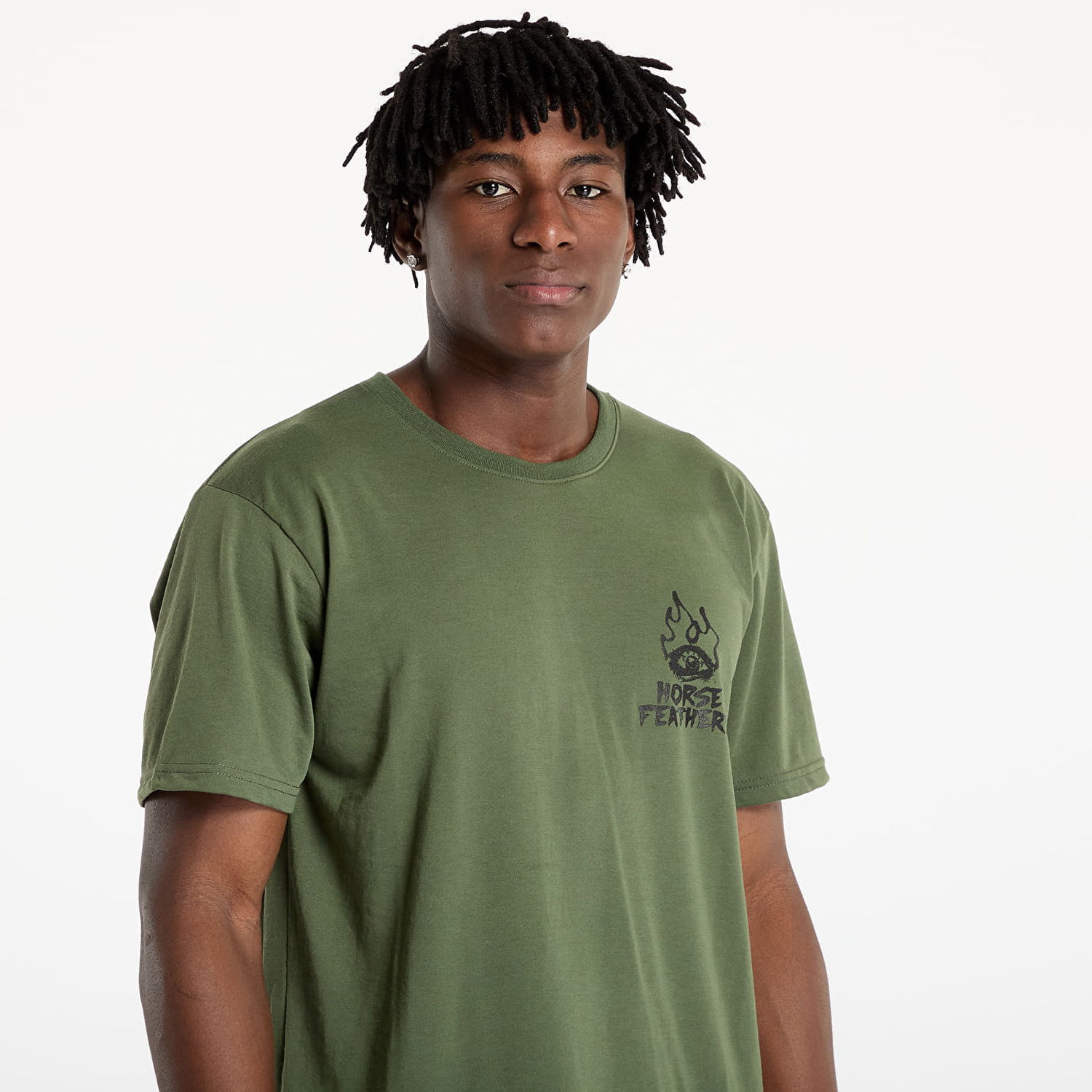 Majica Horsefeathers Horsefeathers Reckless Tech T-Shirt Zelena | TM068A, 1