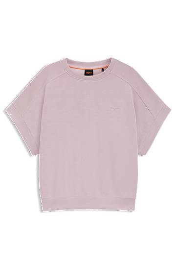 Pleteni pulover BOSS Regular Fit T-Shirt with Logo Roza | 50543499