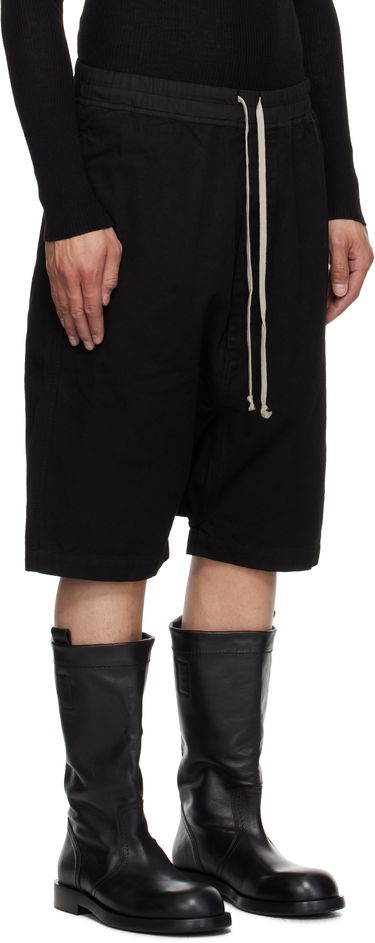 Kratke hlače Rick Owens Rick Owens DRKSHDW Hollywood Drawstring Pods Shorts Črna | DU01E3380 CVS, 1