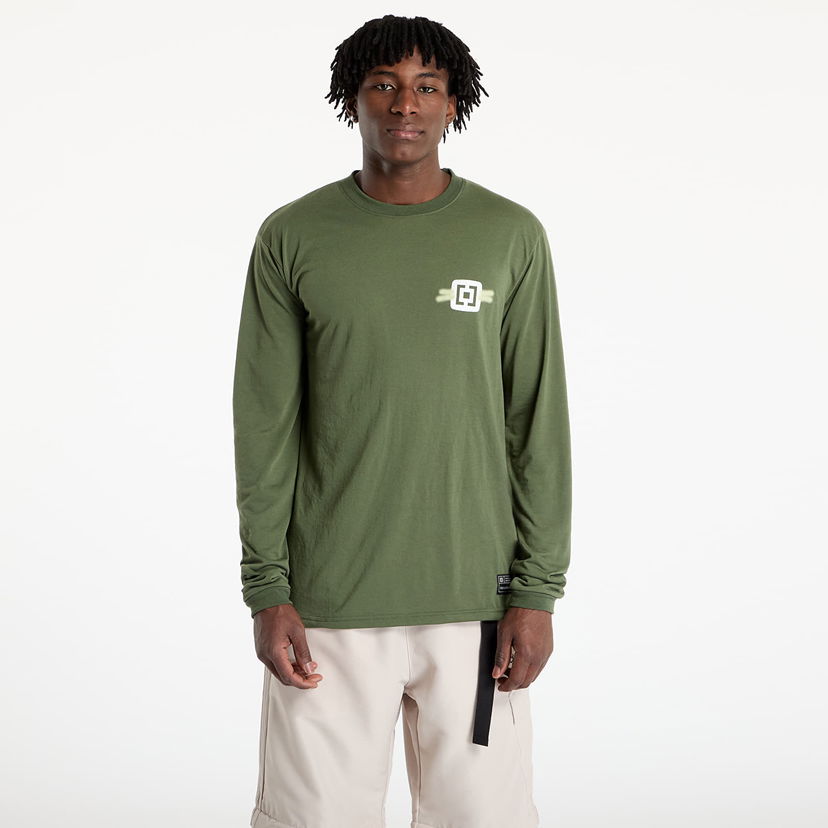 Majica Horsefeathers Horsefeathers Fury Long Sleeve Bike Jersey Zelena | SM1273N