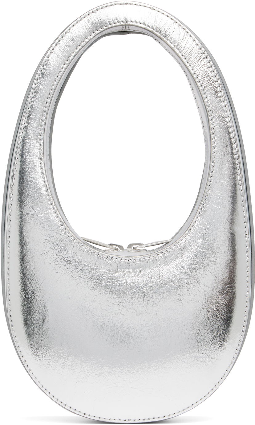 Torbica Coperni Coperni Mini Swipe Bag Kovinski | COPBA117F6051