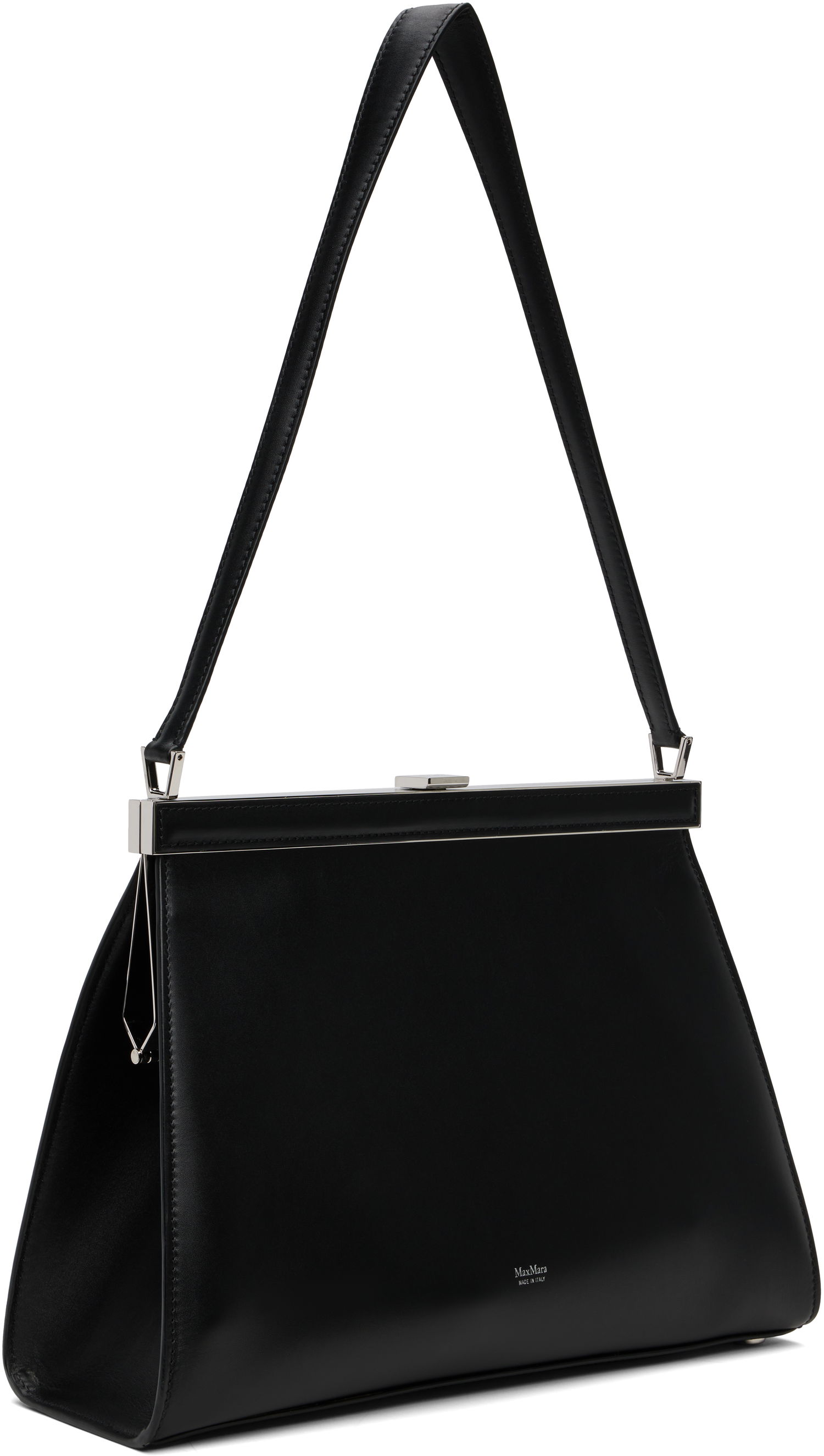 Torbica Max Mara Biancaclasp Leather Frame Bag Črna | 2524516212600, 1
