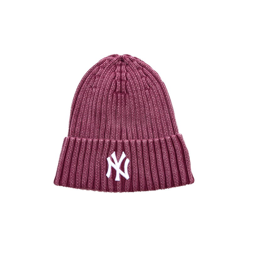 Beanie New Era MLB Mini Logo Cuff Beanie NY Yankees Bordo | 60691187