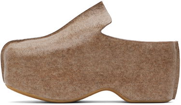 Oblačila JW Anderson JW Anderson Laminated Felt Platform Clogs Rjava | ANM42500D, 2