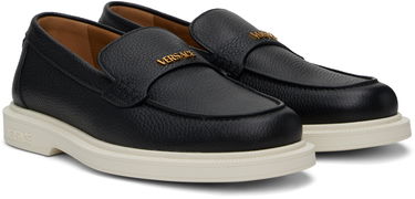 Oblačila Versace Versace Giuliano Loafers Črna | 1017591_1A12647, 3