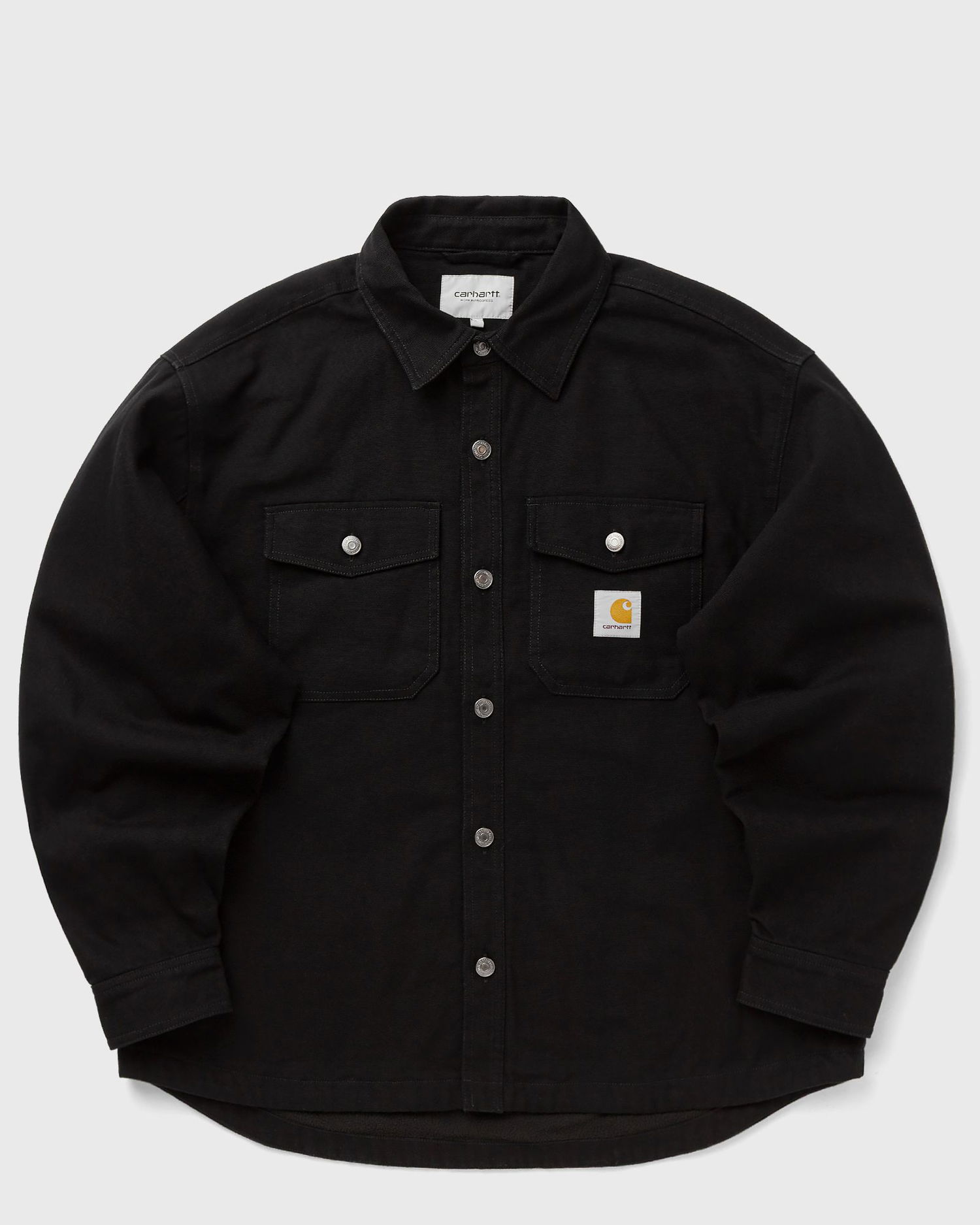 Srajce Carhartt WIP Selby Collared Long-Sleeve Button-Up Shirt Jacket with Chest Pockets Črna | I035305-89.XX, 0