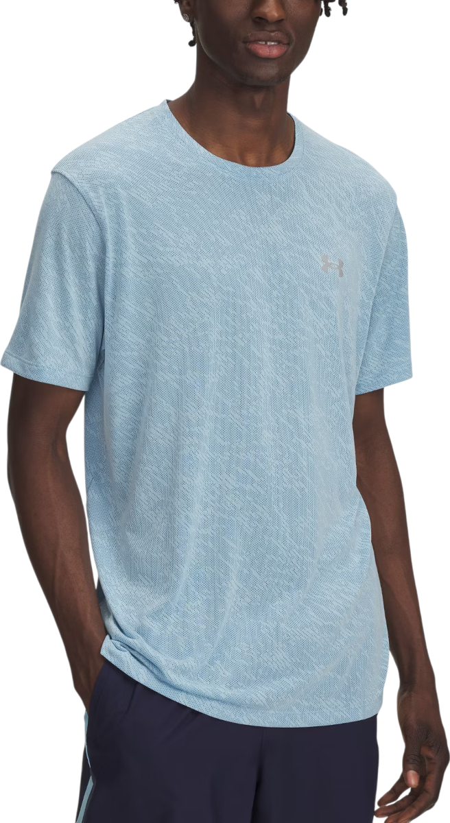 Majica Under Armour UA Launch Camo Short Sleeve T-Shirt Modra | 1386681-494
