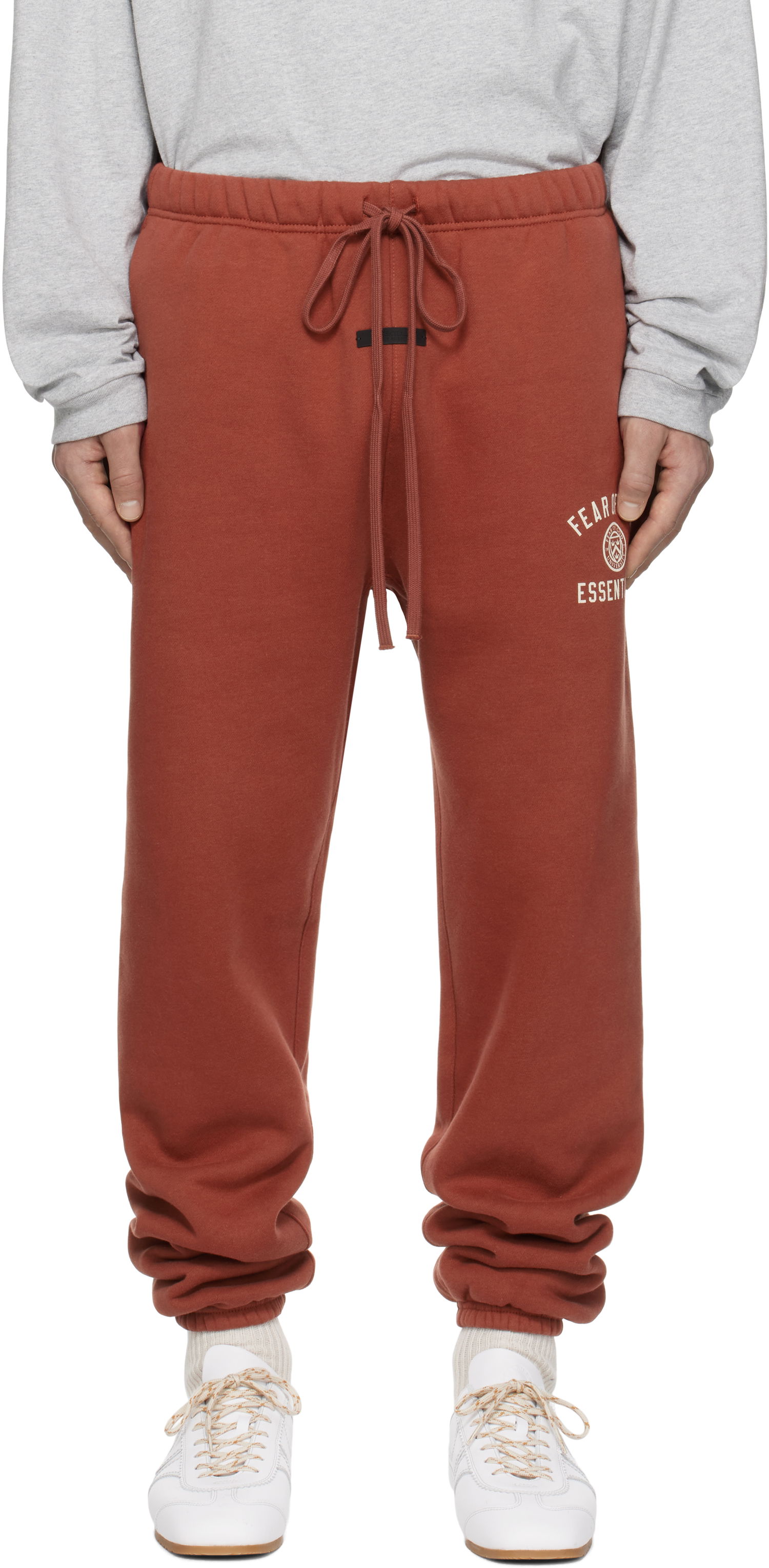 Trenirka Fear of God Fear of God ESSENTIALS Fleece Sweatpants Rdeča | 130HO242026F, 0