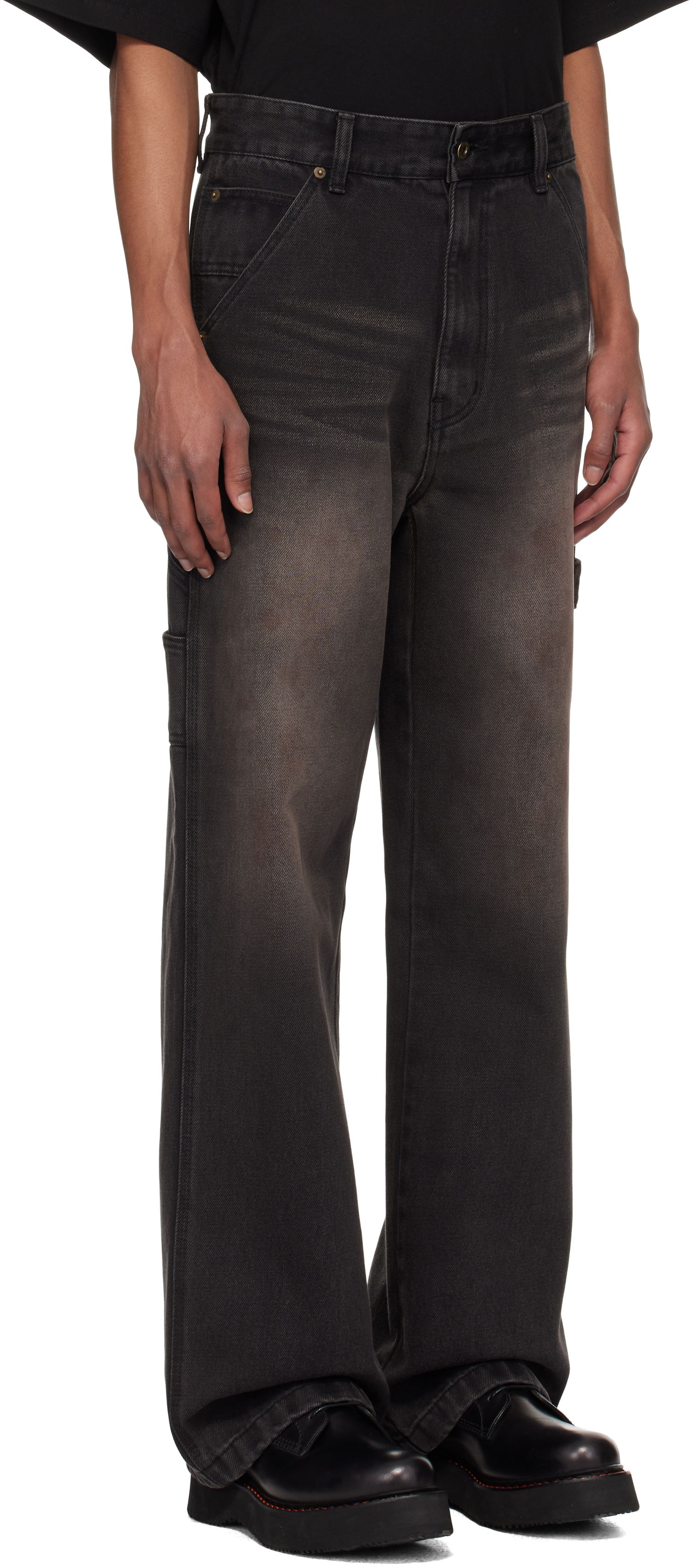 Kavbojke We11done We11done Carpenter Jeans Črna | WD-DP3-24-338-M-BK, 1