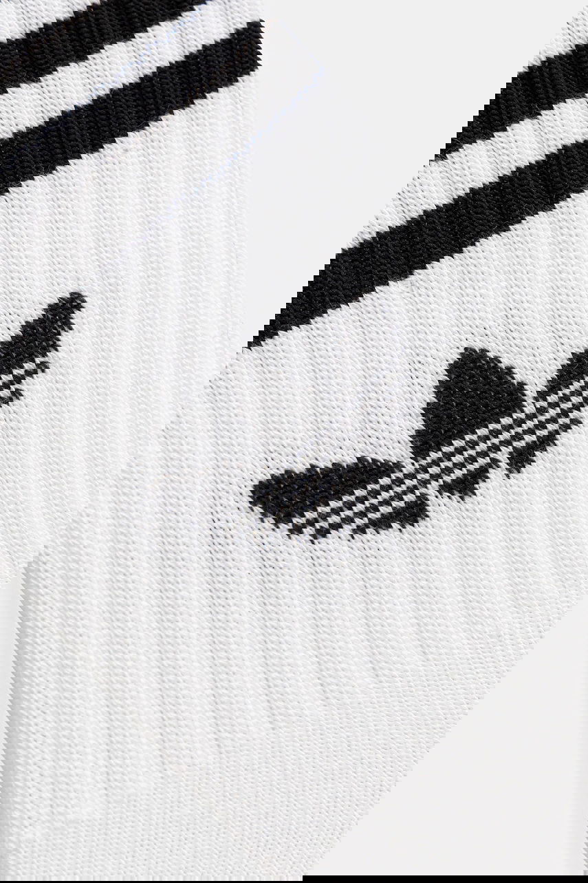 Nogavice adidas Performance 3-Stripes Crew Socks - 6 Pairs Bela | JV7410, 1