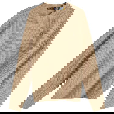 Pleteni pulover Polo by Ralph Lauren Ralph Lauren Men's Waffle Knit Sweater Bež | 710956807003, 0