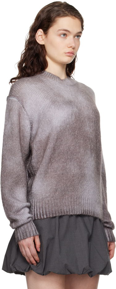 Pleteni pulover Acne Studios Sprayed Crewneck Sweater Siva | A60546-, 1