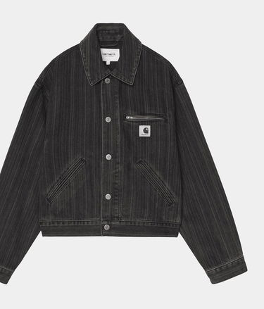 Jakna Carhartt WIP Rylan Stripe Jacket Črna | I035571_9, 0