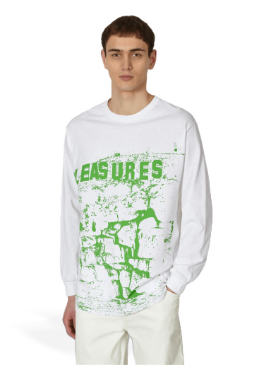 Majica Pleasures THC Longsleeve T-Shirt Bela | P23SP054 WHITE