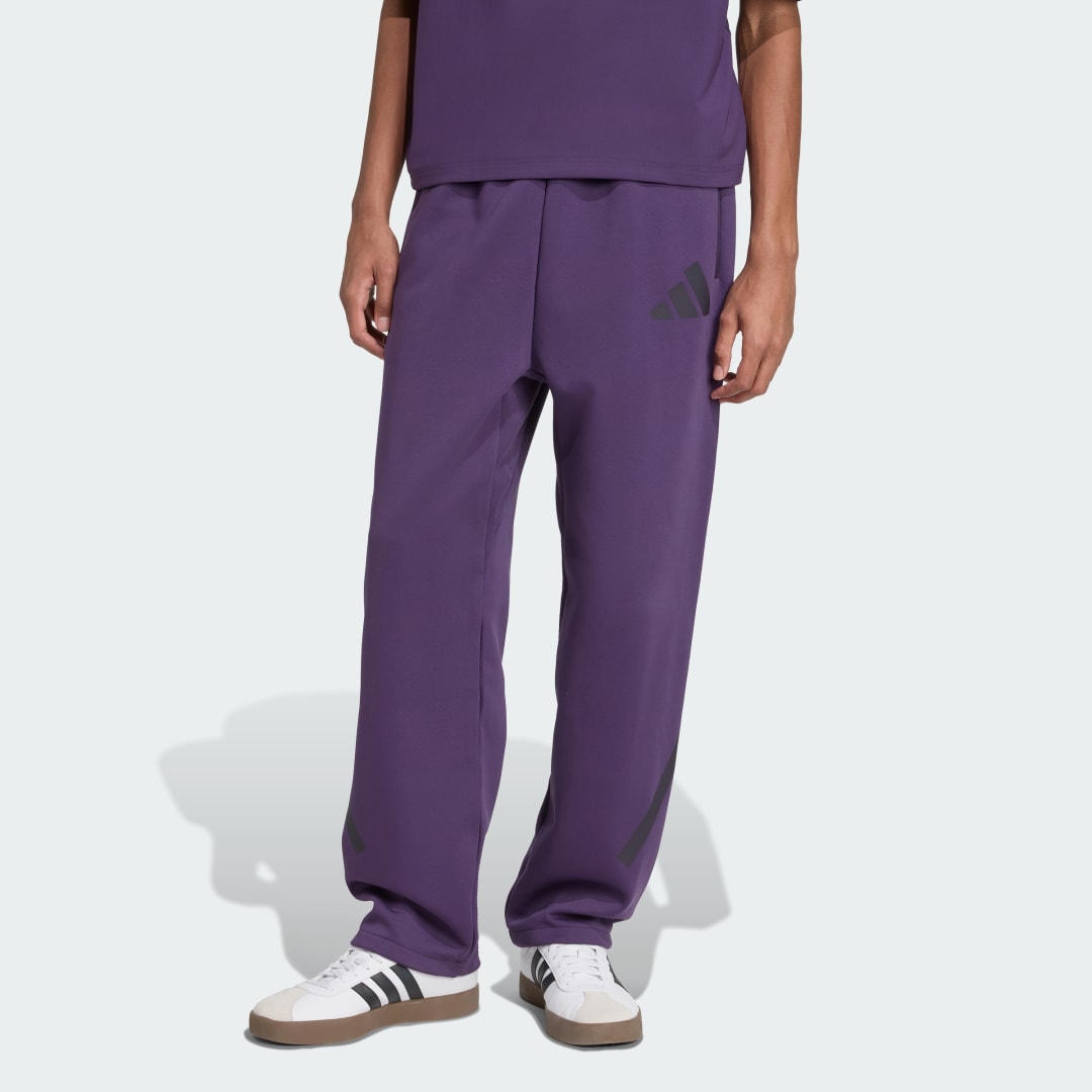 Trenirka adidas Performance Z.N.E. Open-Hem Pants Lila | JW4778, 0