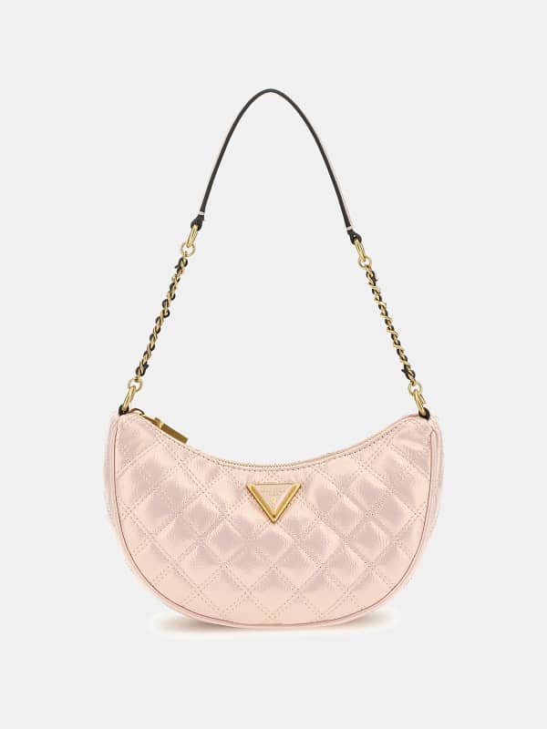 Torba za čez ramo GUESS Iridescent Giully Shoulder Bag Roza | HWQI8748120, 0