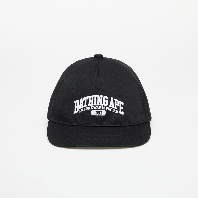 Kapa BAPE A BATHING APE Logo Cap Črna | 001CPL301309MBLK