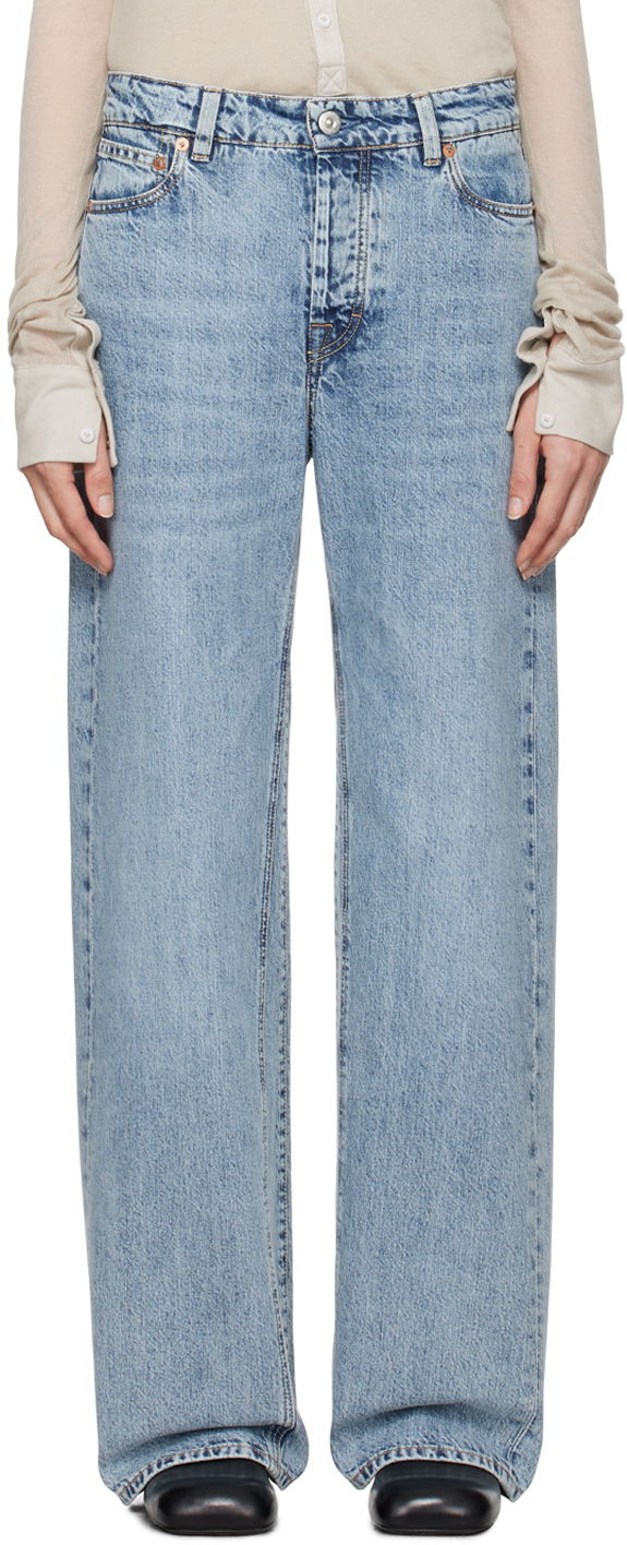 Kavbojke OUR LEGACY Our Legacy Treble Cut Jeans Modra | W2245RS