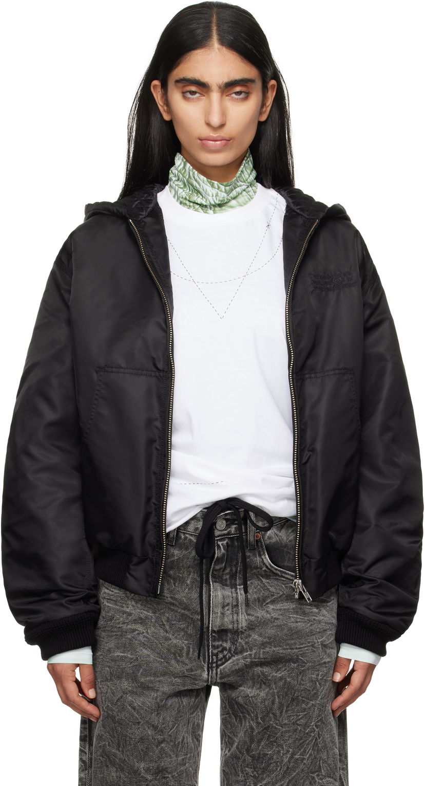 Bomber jakna Maison Margiela MM6 Maison Margiela Sport Bomber Jacket Črna | S62AN0128 S53984