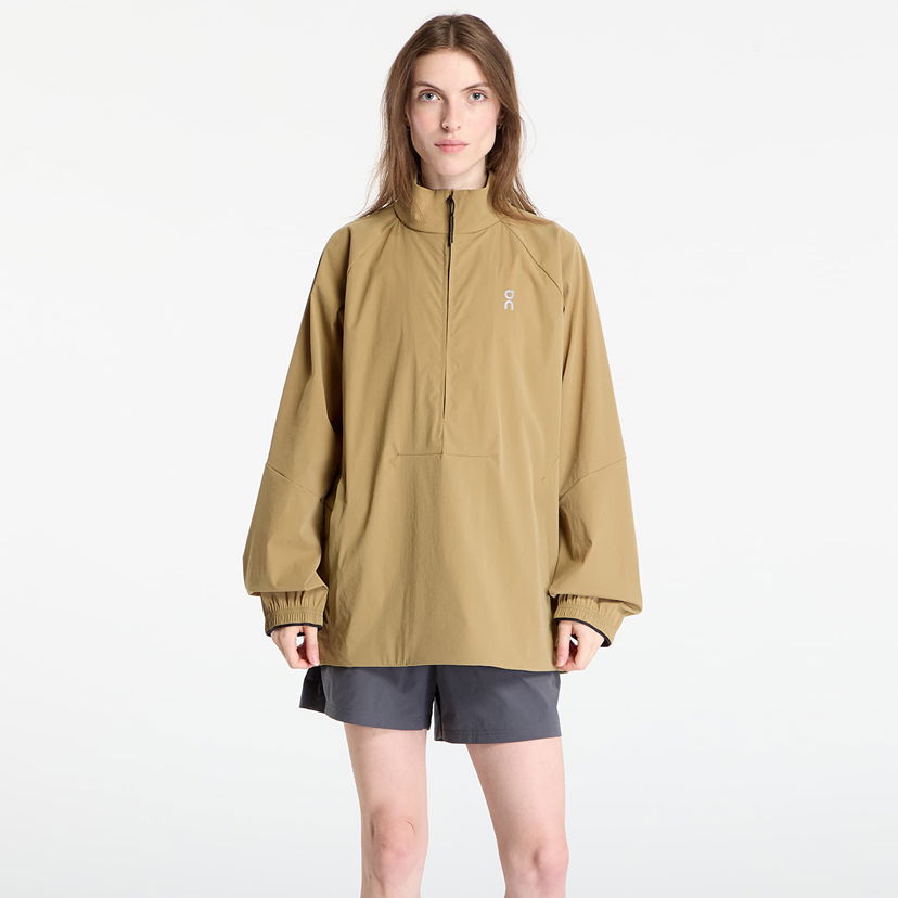 Vetrovka On Running Windbreaker All-Day 1/2 Zip Jacket Bež | 1WE30413850