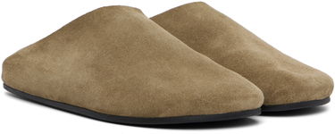 Superge in čevlji The Row The Row Hudson Suede Slide Loafers Zelena | F1705-L302, 3