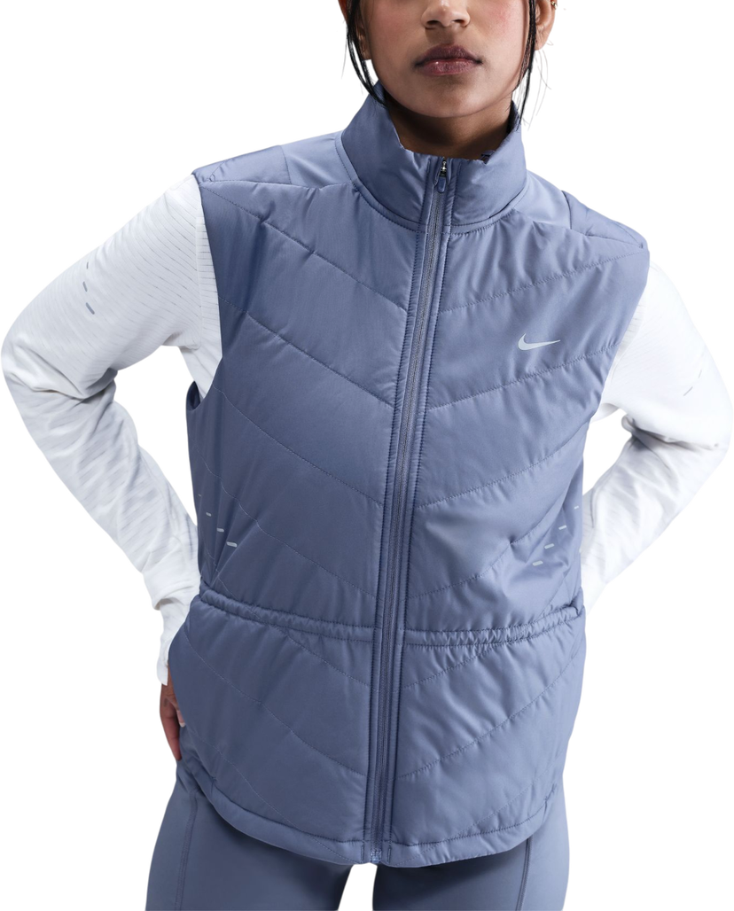 Telovnik Nike Swift Quilted Full-Zip Running Vest Modra | hv2655-499