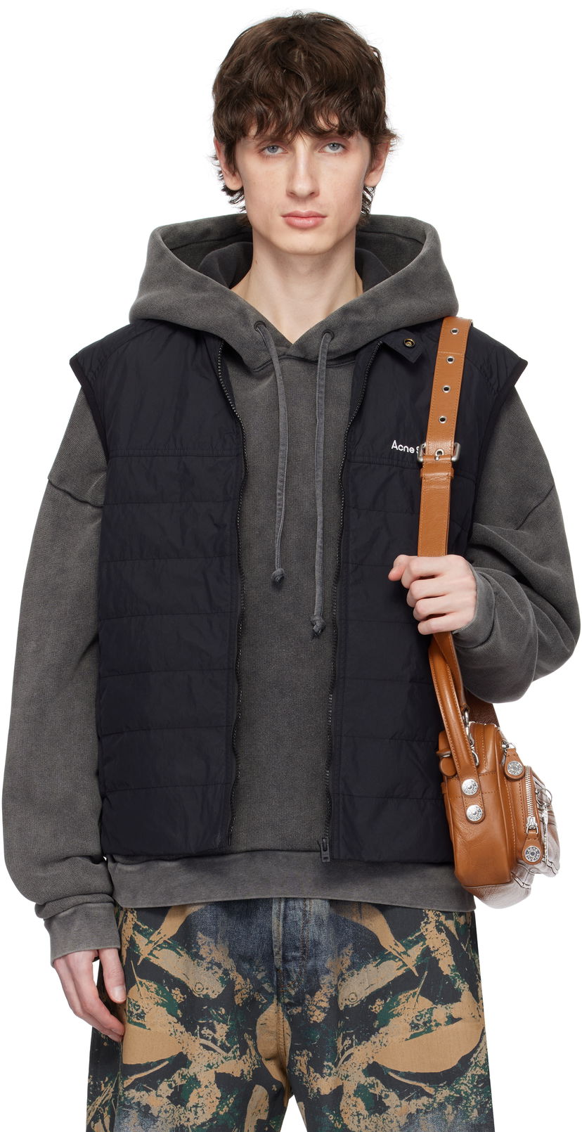 Telovnik Acne Studios Acne Studios Quilted Down Vest Črna | B90804-