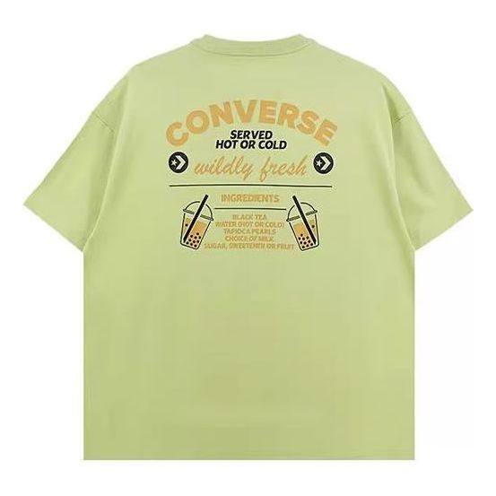 Majica Converse Loose Fit Tea T-Shirt Zelena | 10025239-A03