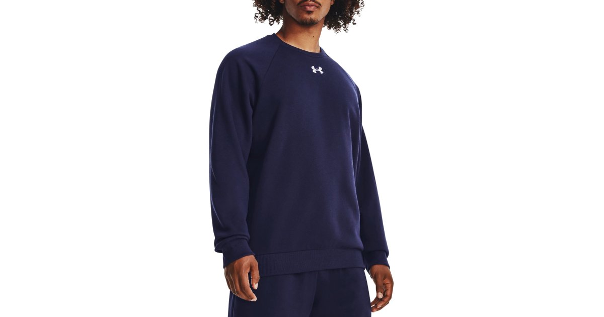 Pulover Under Armour Rival Fleece Crewneck Mornarica | 1379755-410, 1