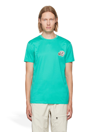 Majica Moncler Logo T-Shirt Zelena | H20918C000268390Y
