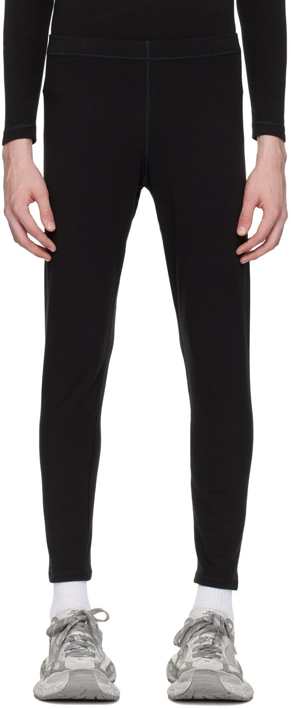 Pajkice Balenciaga 3B Sports Icon Ski Leggings Črna | 773687-TPVQ4-1000