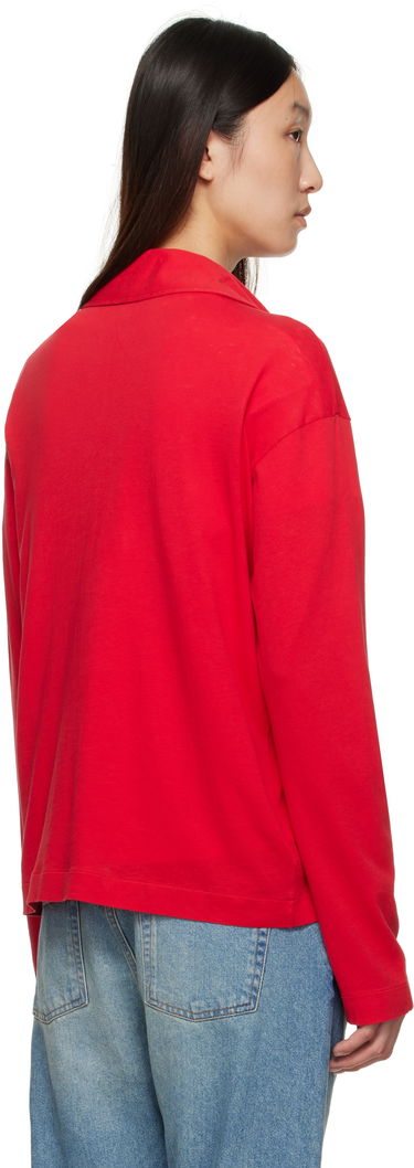Polo majica The Row The Row Roddie Polo Top Rdeča | 8752-K569, 2