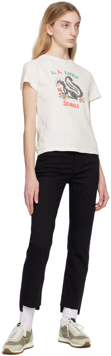 Kavbojke rag & bone Wren Straight Leg Jeans Črna | WDD23S2913N5BN, 3