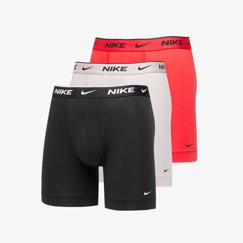Boksarice Nike Nike Everyday Cotton Stretch Boxer Briefs 3-Pack Večbarvna | 0000KE1007-WZS