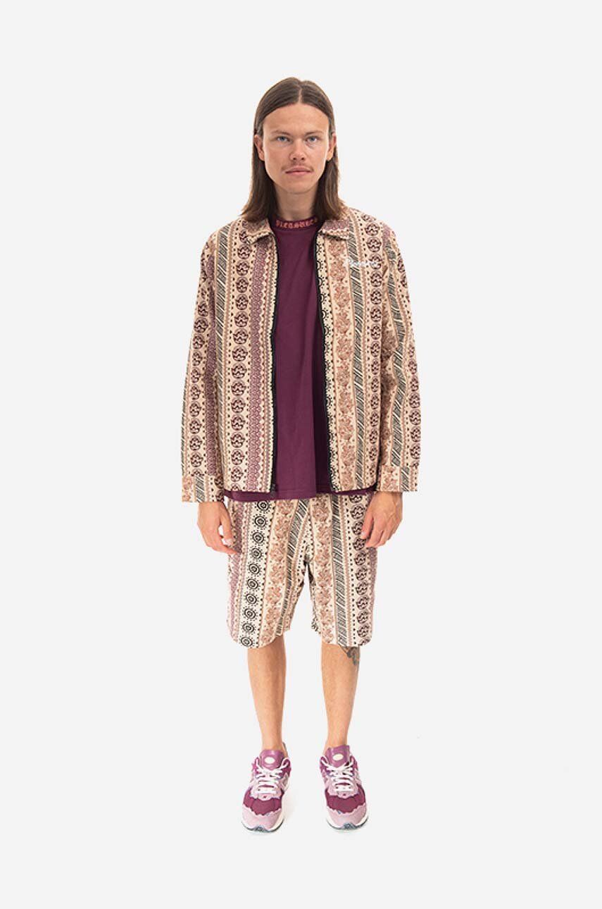 Jakna Pleasures Patterned Jacket Bež | P22F037, 1
