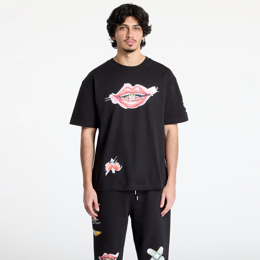 Majica Footshop FTSHP x Kurňavka T-Shirt Črna | FTSHP_474
