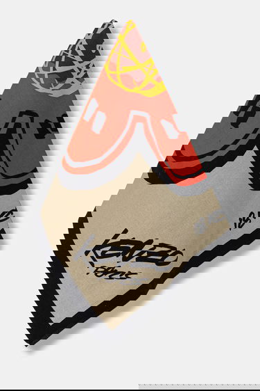 Šala KENZO Kenzo x Futura Printed Bandana Bež | FF68EU230PEH, 0