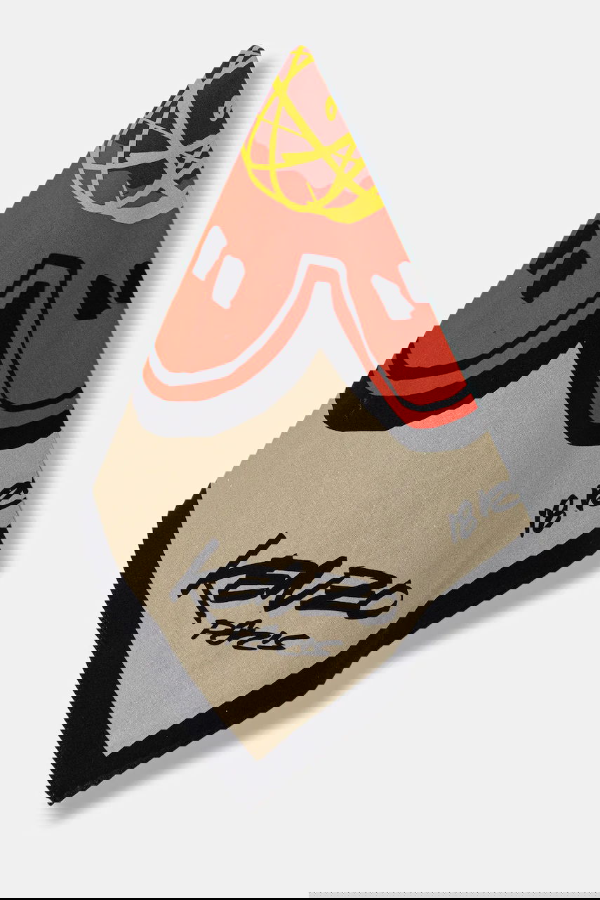 Šala KENZO Kenzo x Futura Printed Bandana Bež | FF68EU230PEH, 0