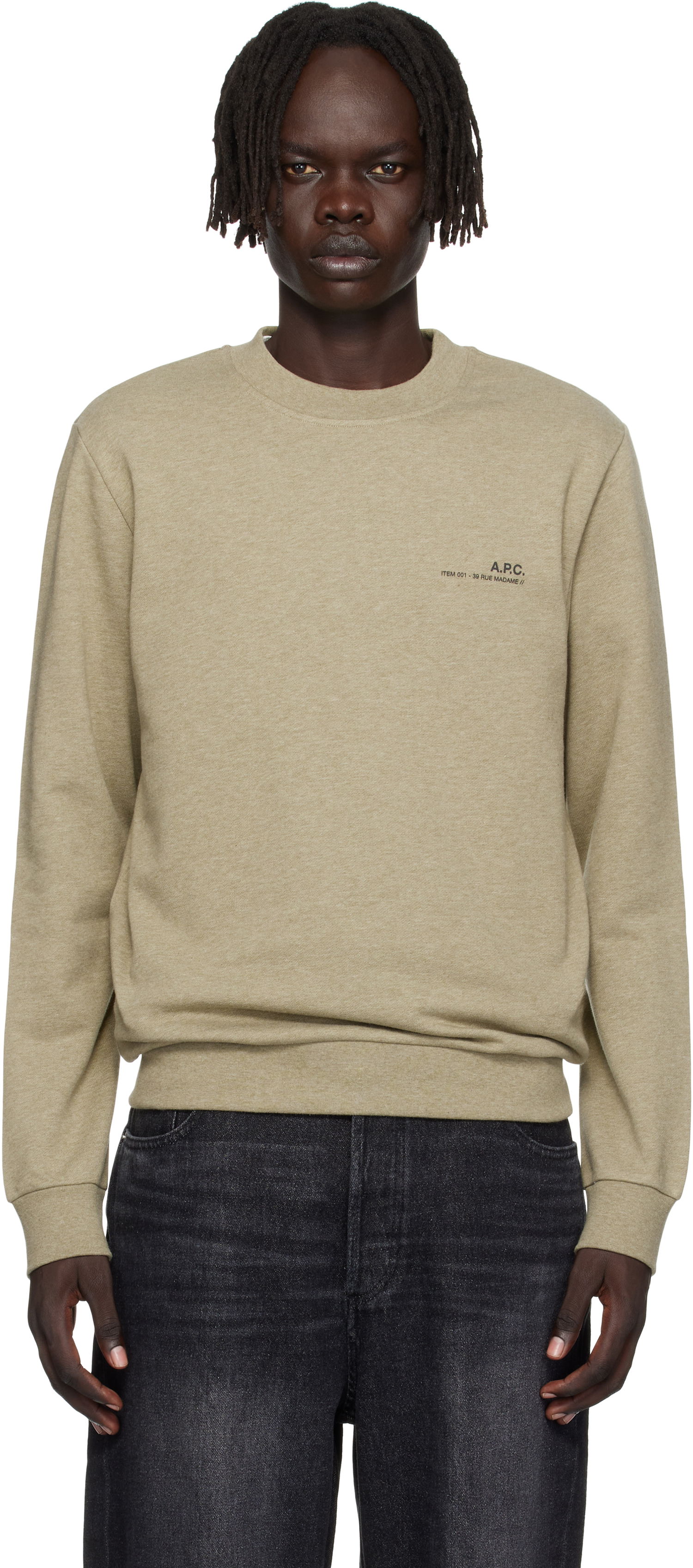 Pulover A.P.C. A.P.C. Standard Item Sweatshirt Zelena | COHGT-M27927, 0