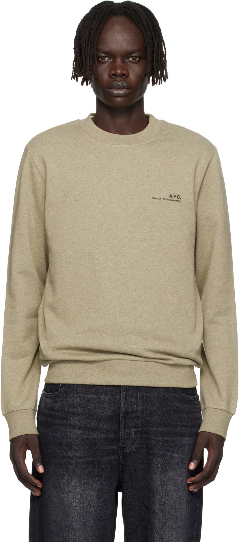 Pulover A.P.C. A.P.C. Standard Item Sweatshirt Zelena | COHGT-M27927