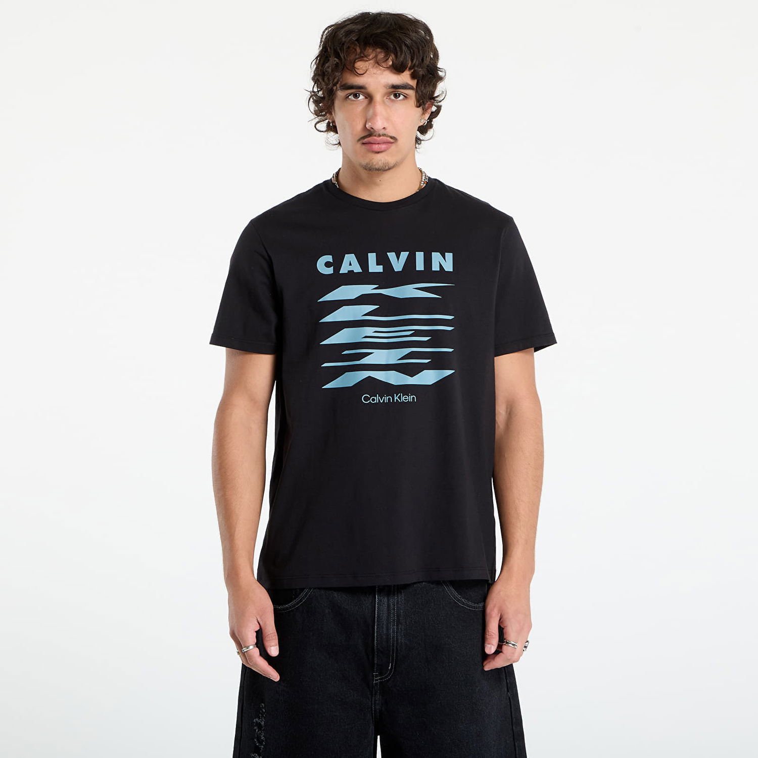 Majica CALVIN KLEIN Calvin Klein Jeans Graphic Tee Črna | LV04RD815G UB1, 0