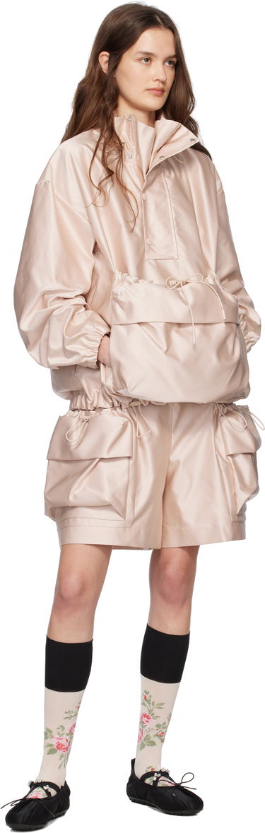 Vetrovka Simone Rocha Simone Rocha Drawstring Cargo Flap Pocket Jacket Roza | 6117 1221, 3